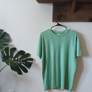 Men's Vintage Mint Ribbed T-Shirt